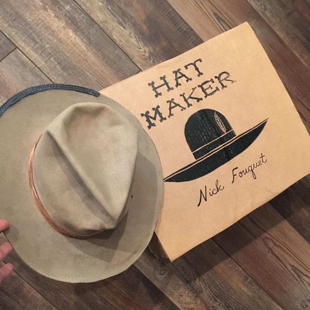 Custom Hand made original Nick Fouquet Hat